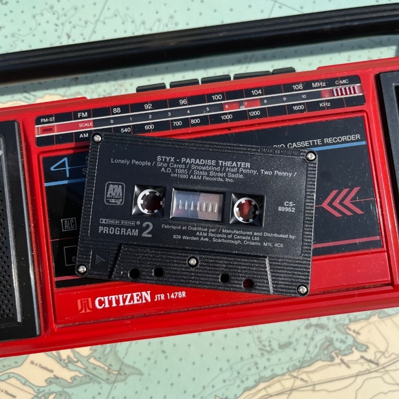 Vintage 1980 Styx Paradise Theater Cassette Tape - Picture 4 of 4